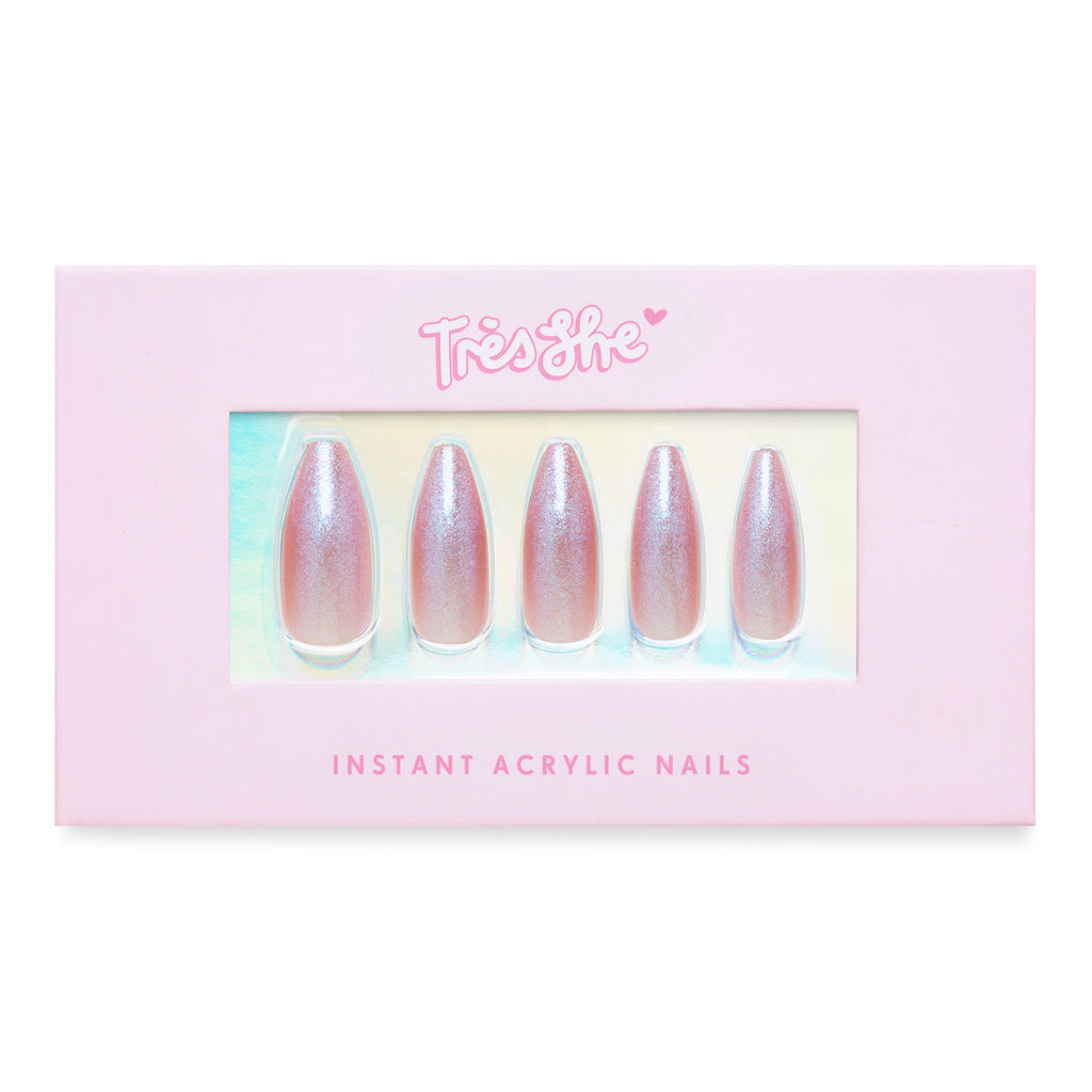 Tres She Instant Acrylics Nails Cybersex Nude Shimmer Box Shot