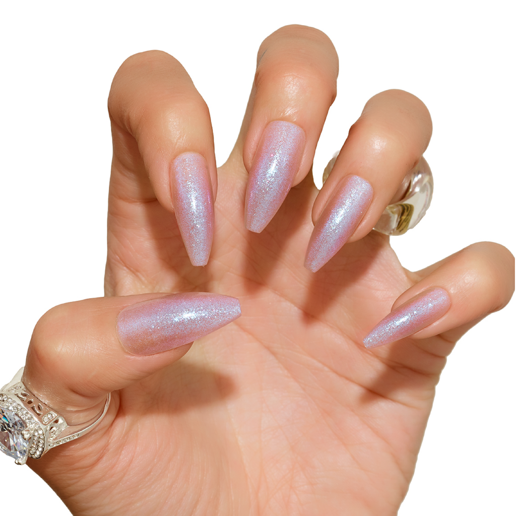 Tres She Instant Acrylics Nails Cybersex Nude Shimmer